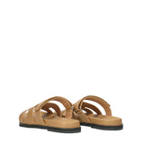 MINDY Bio con velcro de piel camel