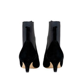 Botín fino chelsea en ante marrón