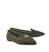 Veneciana de terciopelo kaki