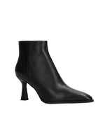 AMINA Botín puntera en piel negro