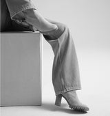 RIMBA Botín suela track en ante cuero