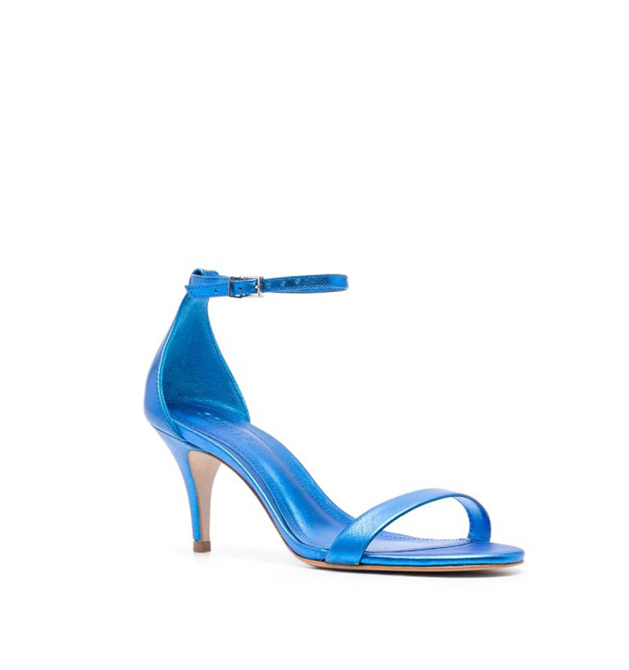 F4229 - Sandalia media con talón y pulsera azul-j