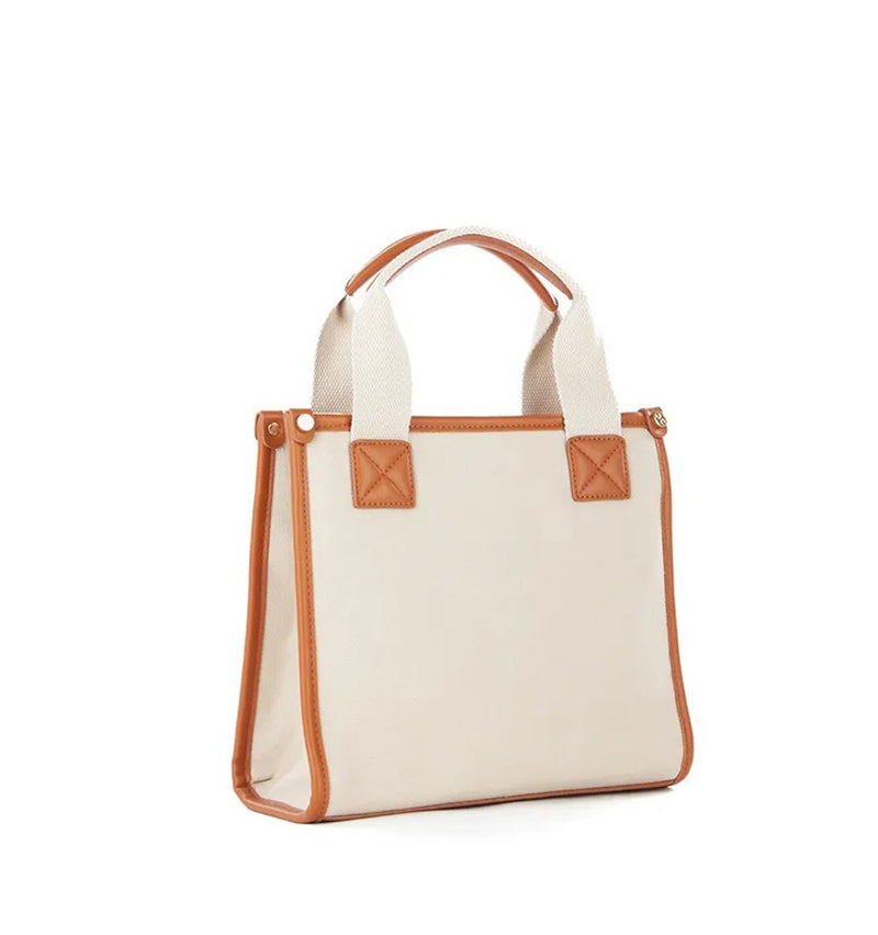 Bolso sopping de loneta en camel