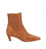 Botín fino chelsea en ante cuero