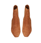 Botín fino chelsea en ante cuero