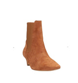 Botín fino chelsea en ante cuero