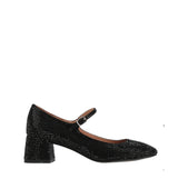 CARDIFF Merceditas en cristal negro