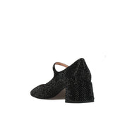 CARDIFF Merceditas en cristal negro