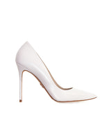 Stiletto alto en piel blanco