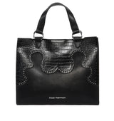 WALTON Bolso mano maxi negro