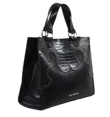 WALTON Bolso mano maxi negro