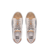GAMIN Sneakers combinada en piel beis