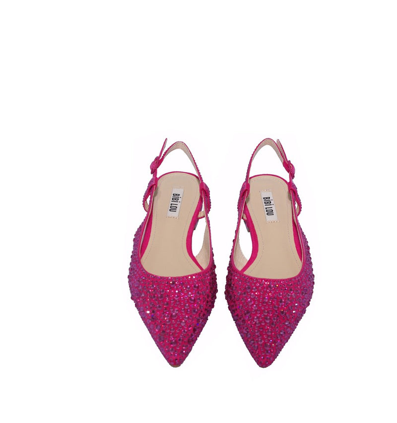 Destalonado con cristales fuxia