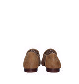 Slipper calado en cuero