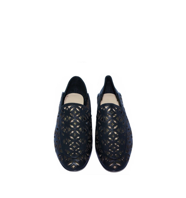 Slipper calado en negro