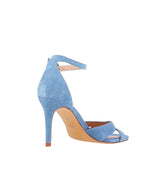 Sandalia con pulsera en azul-j