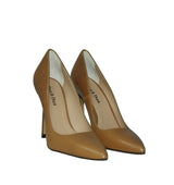 Stiletto alto en piel natural