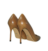 Stiletto alto en piel natural