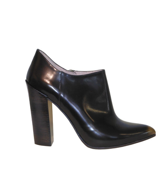 P282 - Zapato abotinado de Pura López tacón gordo