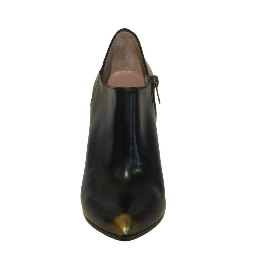 P282 - Zapato abotinado de Pura López tacón gordo