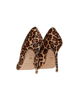 Stiletto alto en pony leopardo
