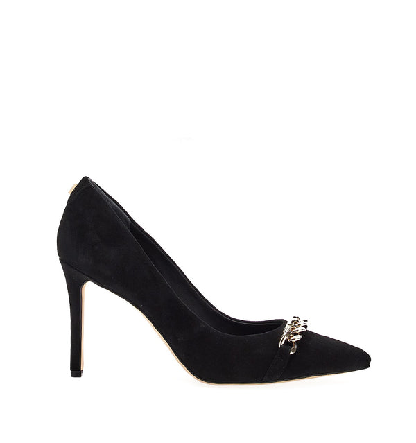 Stiletto salón medio/alto detalle de cadena